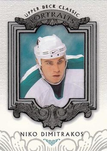 #81 Niko Dimitrakos - San Jose Sharks - 2003-04 Upper Deck Classic Portraits Hockey