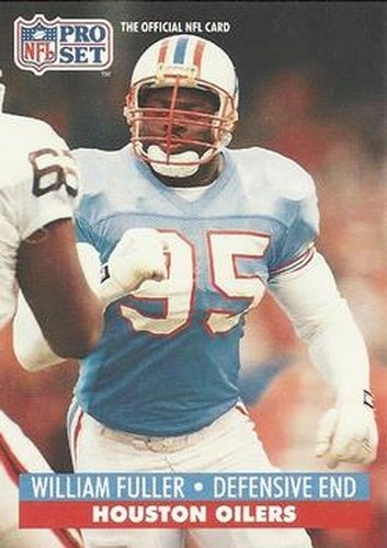 #825 William Fuller - Houston Oilers - 1991 Pro Set Football
