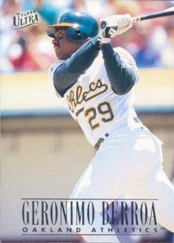 #110 Geronimo Berroa - Oakland Athletics - 1996 Ultra Baseball