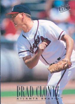 #153 Brad Clontz - Atlanta Braves - 1996 Ultra Baseball