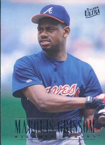 #155 Marquis Grissom - Atlanta Braves - 1996 Ultra Baseball