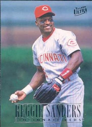 #182 Reggie Sanders - Cincinnati Reds - 1996 Ultra Baseball