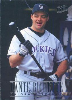 #186 Dante Bichette - Colorado Rockies - 1996 Ultra Baseball