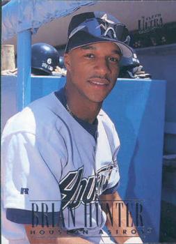 #210 Brian Hunter - Houston Astros - 1996 Ultra Baseball