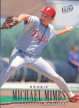 #256 Mike Mimbs - Philadelphia Phillies - 1996 Ultra Baseball