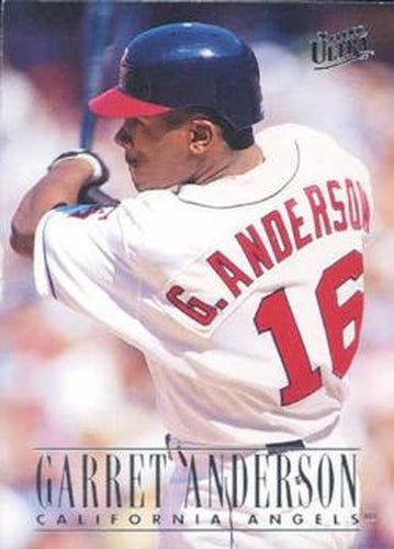 #25 Garret Anderson - California Angels - 1996 Ultra Baseball