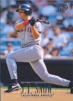 #327 J.T. Snow - California Angels - 1996 Ultra Baseball
