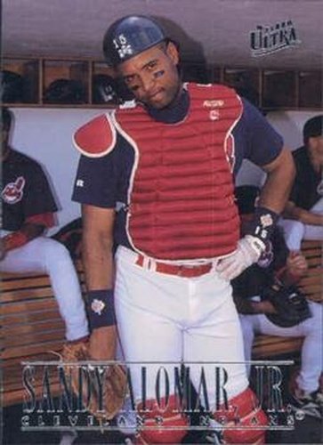 #340 Sandy Alomar Jr. - Cleveland Indians - 1996 Ultra Baseball