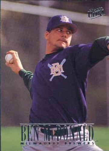 #367 Ben McDonald - Milwaukee Brewers - 1996 Ultra Baseball