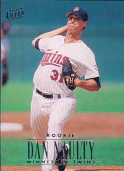 #378 Dan Naulty - Minnesota Twins - 1996 Ultra Baseball