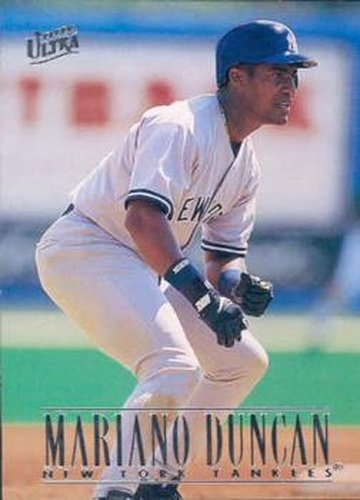 #382 Mariano Duncan - New York Yankees - 1996 Ultra Baseball