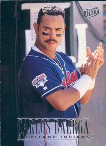 #45 Carlos Baerga - Cleveland Indians - 1996 Ultra Baseball