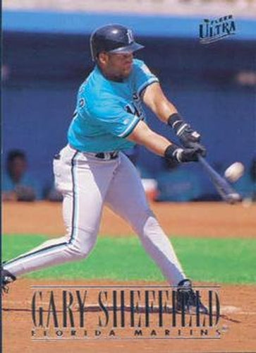 #481 Gary Sheffield - Florida Marlins - 1996 Ultra Baseball