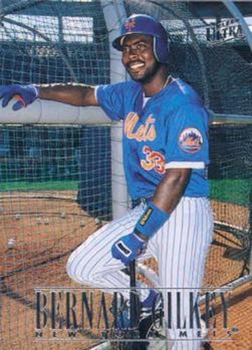 #512 Bernard Gilkey - New York Mets - 1996 Ultra Baseball