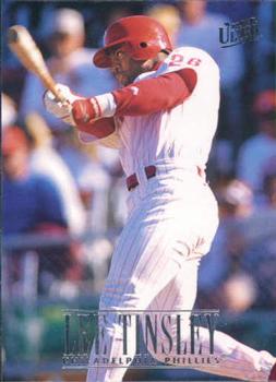 #527 Lee Tinsley - Philadelphia Phillies - 1996 Ultra Baseball