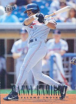 #53 Manny Ramirez - Cleveland Indians - 1996 Ultra Baseball