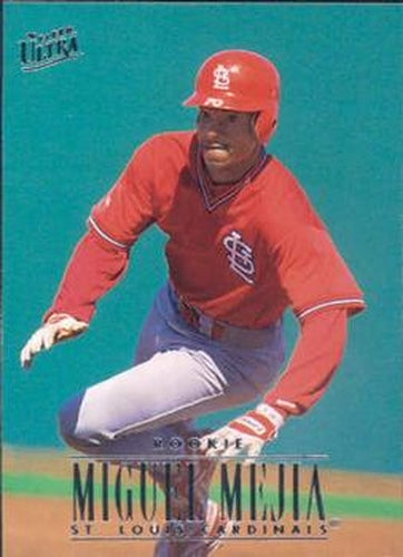 #552 Miguel Mejia - St. Louis Cardinals - 1996 Ultra Baseball