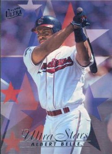 #575 Albert Belle - Cleveland Indians - 1996 Ultra Baseball