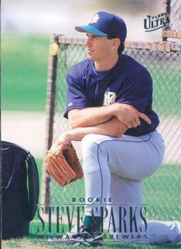 #84 Steve Sparks - Milwaukee Brewers - 1996 Ultra Baseball