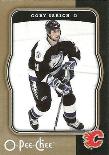 #82 Cory Sarich - Calgary Flames - 2007-08 O-Pee-Chee Hockey