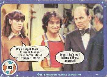 #82 It's All Right Mork... To Err is Human! - 1978 O-Pee-Chee Mork & Mindy