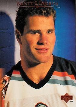 #82 Brett Lindros - New York Islanders - 1995-96 Upper Deck Hockey