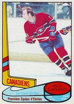 #82 Guy Lafleur - Montreal Canadiens - 1980-81 O-Pee-Chee Hockey