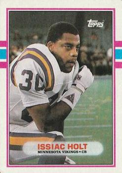 #82 Issiac Holt - Minnesota Vikings - 1989 Topps Football