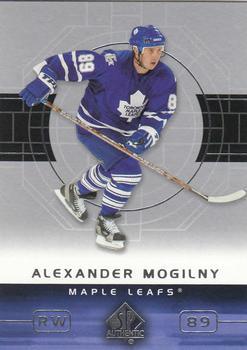 #82 Alexander Mogilny - Toronto Maple Leafs - 2002-03 SP Authentic Hockey