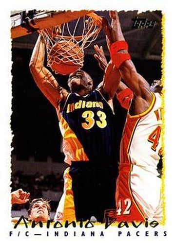 #82 Antonio Davis - Indiana Pacers - 1994-95 Topps Basketball