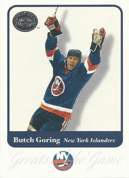 #82 Butch Goring - New York Islanders - 2001-02 Fleer Greats of the Game Hockey