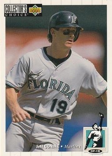 #82 Jeff Conine - Florida Marlins - 1994 Collector's Choice Baseball