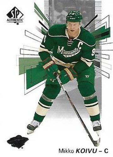 #82 Mikko Koivu - Minnesota Wild - 2016-17 SP Authentic Hockey