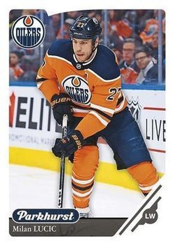 #82 Milan Lucic - Edmonton Oilers - 2018-19 Parkhurst Hockey