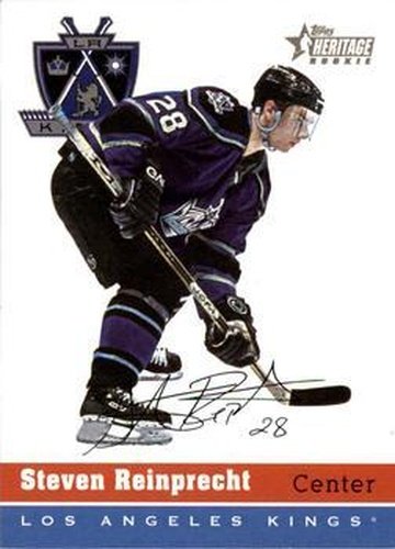 #82 Steven Reinprecht - Los Angeles Kings - 2000-01 Topps Heritage Hockey