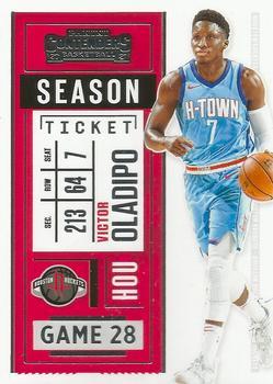 #82 Victor Oladipo - Houston Rockets - 2020-21 Panini Contenders Basketball