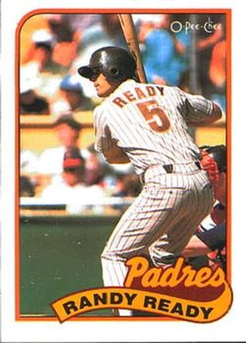#82 Randy Ready - San Diego Padres - 1989 O-Pee-Chee Baseball