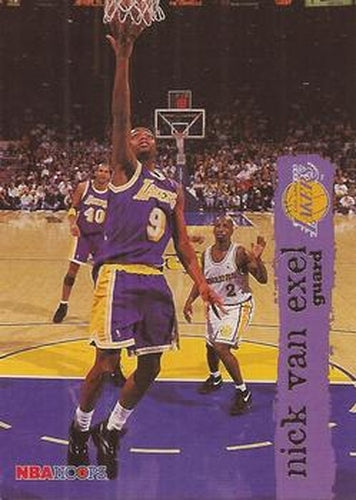 #82 Nick Van Exel - Los Angeles Lakers - 1995-96 Hoops Basketball