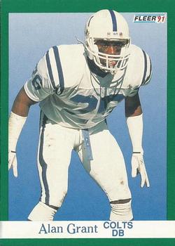 #82 Alan Grant - Indianapolis Colts - 1991 Fleer Football