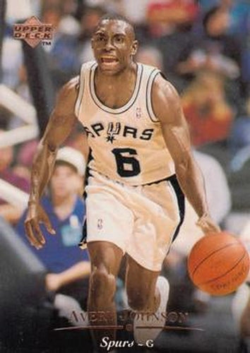 #82 Avery Johnson - San Antonio Spurs - 1995-96 Upper Deck Basketball