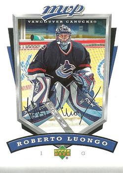 #282 Roberto Luongo - Vancouver Canucks - 2006-07 Upper Deck MVP Hockey