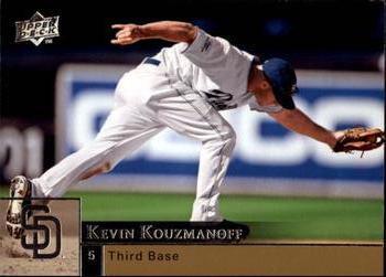 #831 Kevin Kouzmanoff - San Diego Padres - 2009 Upper Deck Baseball