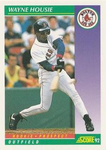 #836 Wayne Housie - Boston Red Sox - 1992 Score Baseball