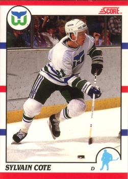 #83 Sylvain Cote - Hartford Whalers - 1990-91 Score Canadian Hockey