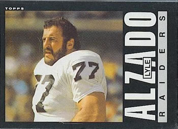 #283 Lyle Alzado - Los Angeles Raiders - 1985 Topps Football