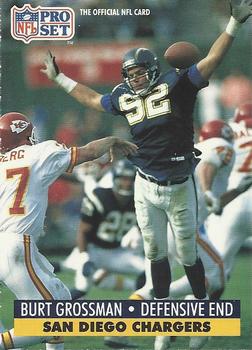 #283 Burt Grossman - San Diego Chargers - 1991 Pro Set Football