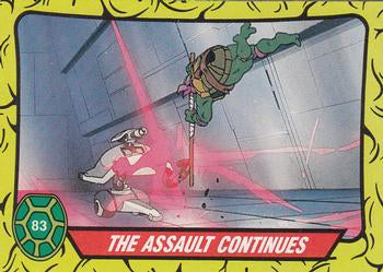 #83 The Assault Continues - 1989 O-Pee-Chee Teenage Mutant Ninja Turtles