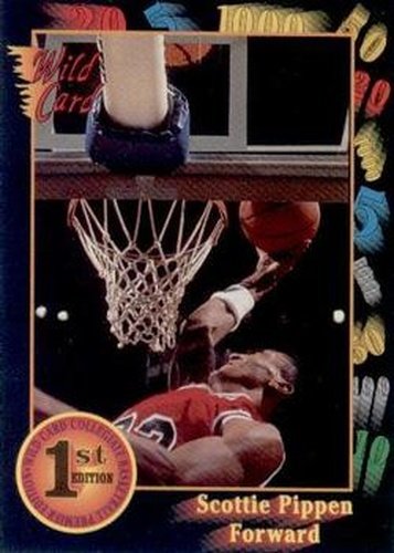 #83 Scottie Pippen - Chicago Bulls - 1991-92 Wild Card Basketball
