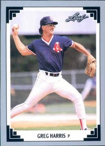 #83 Greg Harris - Boston Red Sox - 1991 Leaf Baseball