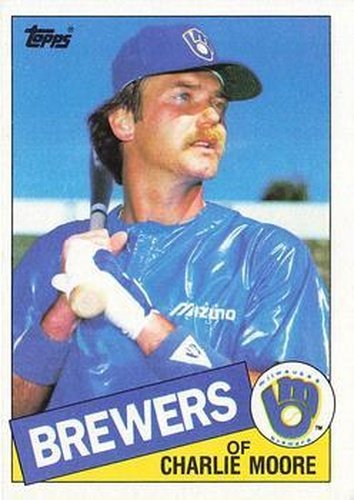 #83 Charlie Moore - Milwaukee Brewers - 1985 Topps Baseball